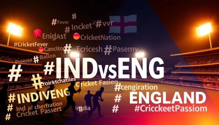 India Vs England Hashtags For Instagram, Twitter, YouTube, Spotlight, Shorts, and Reels