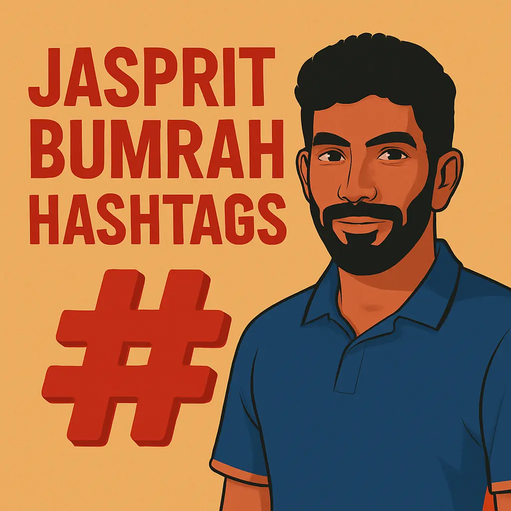 Jasprit Bumrah Hashtags For Instagram, Twitter, YouTube, Spotlight, Shorts, and Reels