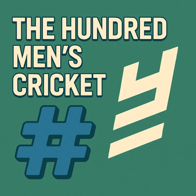 The Hundred Mens Cricket Hashtags of professional cricket league in the United Kingdom